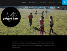 Tablet Screenshot of freebirdfarm.com